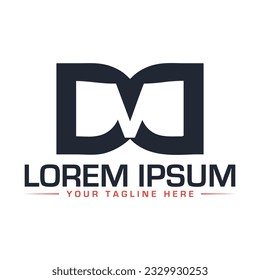 Diseño creativo del logotipo de la carta de DVD