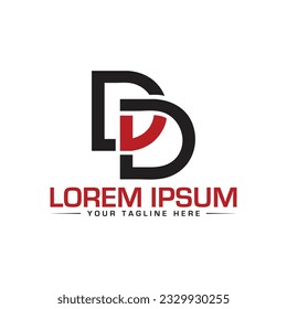 DVD letter logo design creative logo design