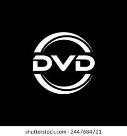 DVD Letter Logo Design, Inspiration for a Unique Identity. Modern Elegance and Creative Design. Watermark Your Success with the Striking this Logo.
