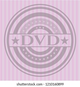 DVD pink emblem