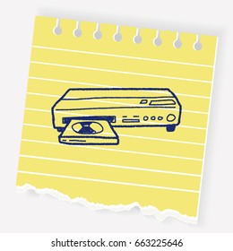 dvd player doodle