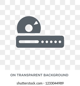 DVD Player icon. DVD Player design concept from Electronic devices collection. Simple element vector illustration on transparent background.