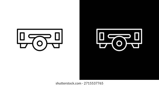 Icono de reproductor de DVD en diseño de línea. Iconos de trazo editables.