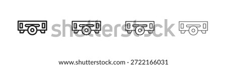 Dvd player icon outline trend modern simple versions
