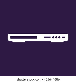 DVD Player Icon . Vector illustration