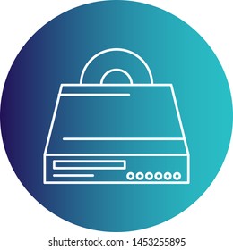 Dvd player icon for your project
