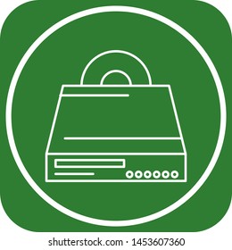 Dvd player icon for your project
