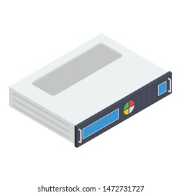 Dvd player isolated on white background 