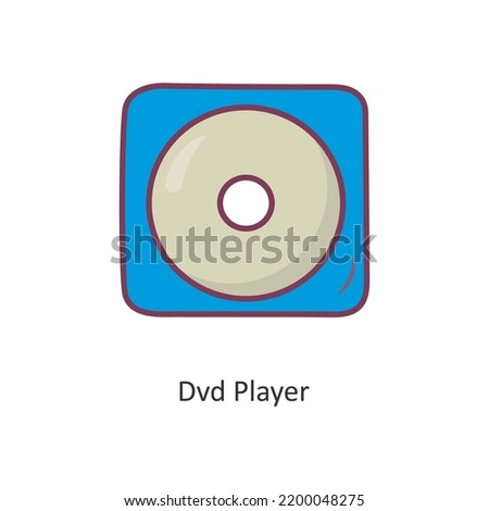 Dvd Player vector filled outline Icon Design illustration. Gaming Symbol on White background EPS 10 File