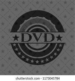 DVD retro style black emblem