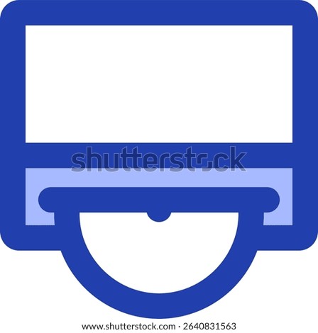 dvd rom icon blue style design