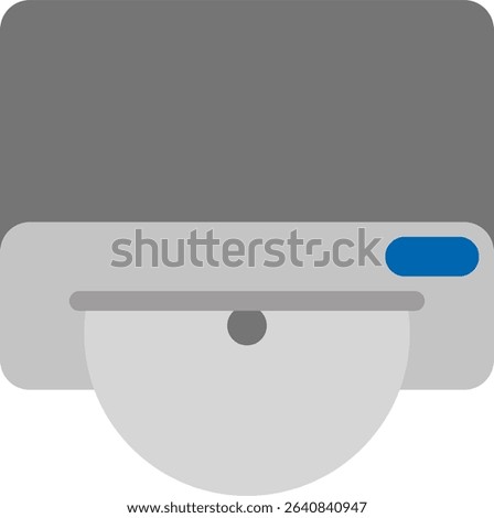 dvd rom icon flat style design