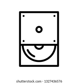 DVD Rom line icon