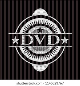DVD silvery shiny emblem
