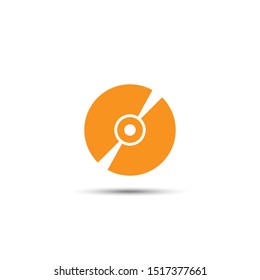 DVD storage solid icon on white backgrounds. for website and mobile application, Editable icon. 32x32 Pixel Perfect
