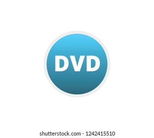 DVD technology circle shape icon