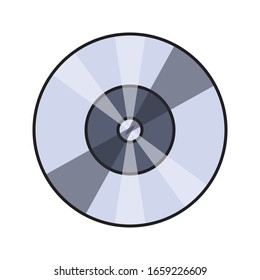 dvd vector flat color icon 