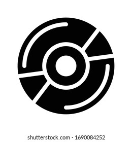 dvd-Vektorillustration-Symbol 