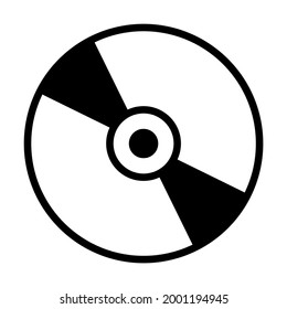 Dvd vector Icon-  Black style high quality vector illustration.