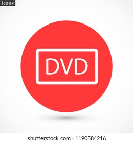 dvd vector icon eps 10