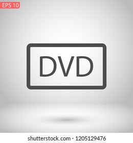dvd vector icon eps 10
