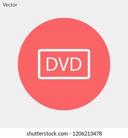 dvd vector icon eps 10