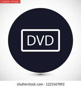 dvd vector icon eps 10