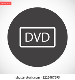 dvd vector icon eps 10