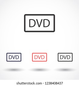 dvd vector icon eps 10