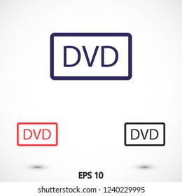 dvd vector icon eps 10