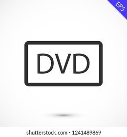 dvd vector icon eps 10