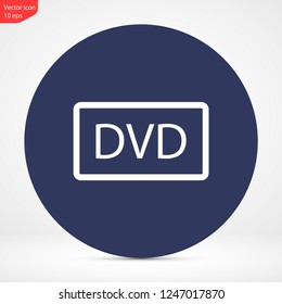 dvd vector icon eps 10