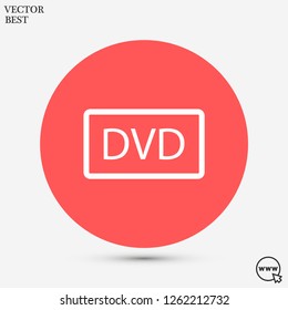 dvd vector icon eps 10