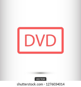dvd vector icon eps 10