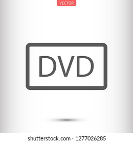 dvd vector icon eps 10