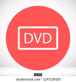 dvd vector icon eps 10
