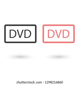 dvd vector icon eps 10