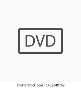 dvd vector icon eps 10 , Lorem ipsum Flat design