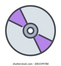 DVD vector Icon-  Modern style high quality vector illustration.
