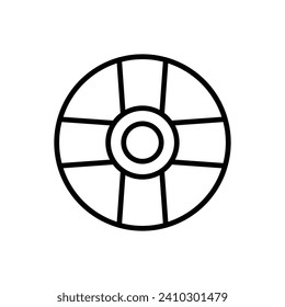 Dvd Vector Line Icon Design