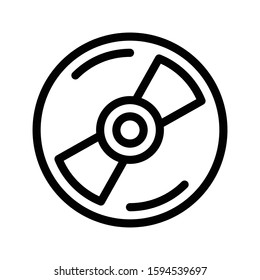 dvd vector thin line icon 