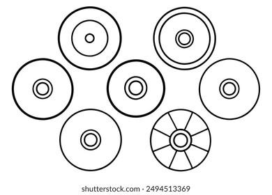 DVDs Art Elegant Line Art Illustration Styles Trends