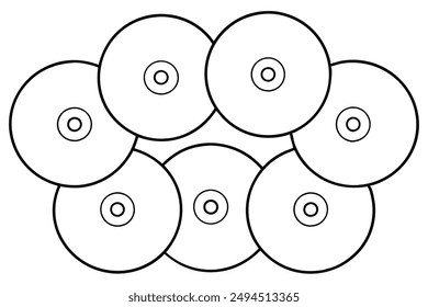 DVDs Art Innovative Line Art Illustration Ideas Trends
