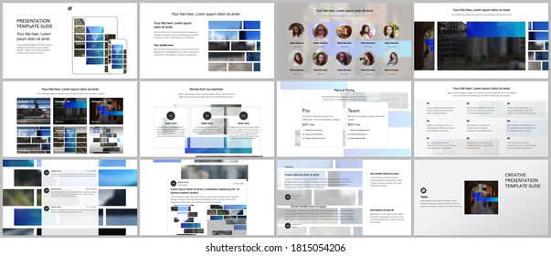 dVector templates for website design, presentations, portfolio. Templates for presentation slides, flyer, leaflet, brochure cover. Corporate business identity style for any purposes. Business template.