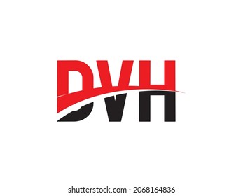 DVH Letter Initial Logo Design Vector Illustration