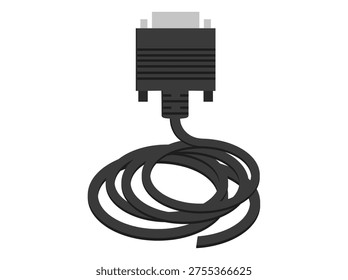 DVI Cable Connector Clip Art