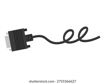 DVI Cable Connector Clip Art