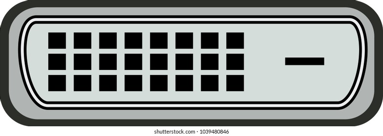 DVI-D terminal illustration