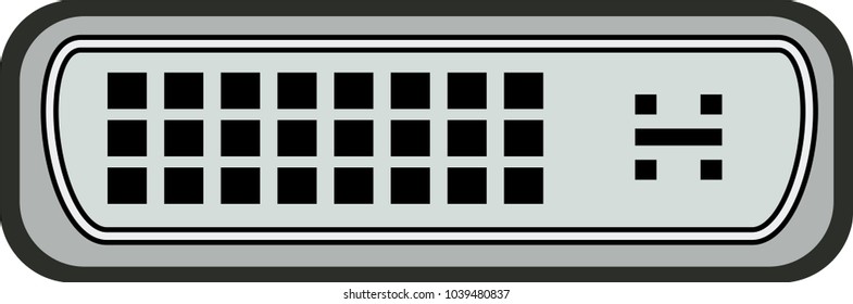 DVI-I terminal illustration