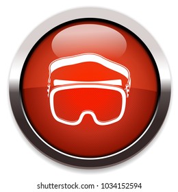 dving glasses isolated vector icon